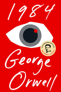 Book jacket for 1984 by George Orwell