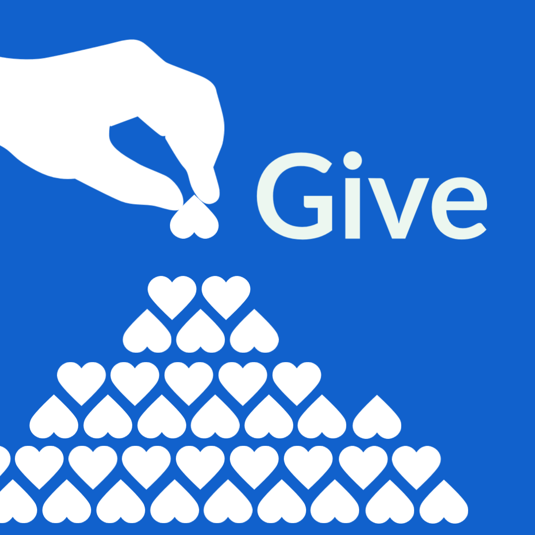 Give Illustration of hand giving hearts