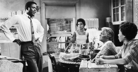 Still shot of actors during Raisin in the Sun by Hansberry, Lorraine