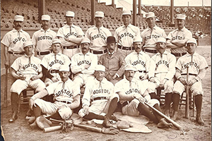 04 - Image of the 1890 Boston Beaneaters Team - Bill Daley is in the top row, second from the right
