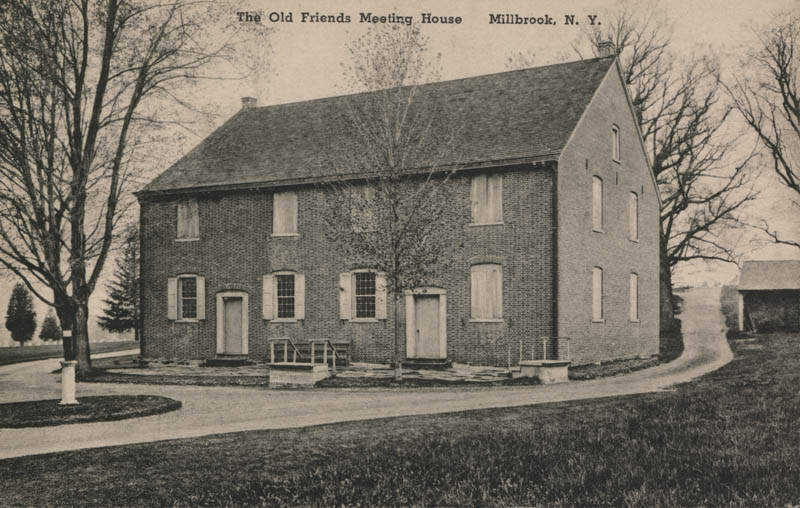 01 - Postcard of the Millbrook Friends Meeting House - LH Collections