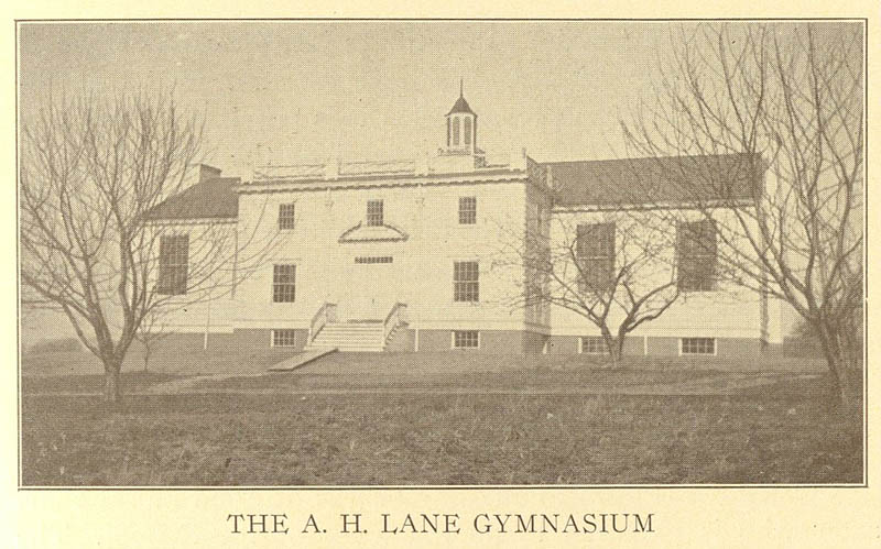02 - A photo of the A.H. Lane Gymnasium - LH Collections