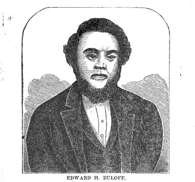 02 - Drawing from the book Life, Trial and Execution of Edward H. Ruloff: The Perpetrator of Eight Murders, Numerous Burglaries and Other Crimes, who was Recently Hanged at Binghamton, N.Y. showing Edward Rulloff.