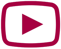 YouTube logo maron YouTube logo