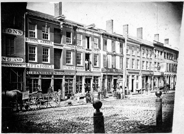 Main Street in the 1860’s (Dutchess County Historical Society)