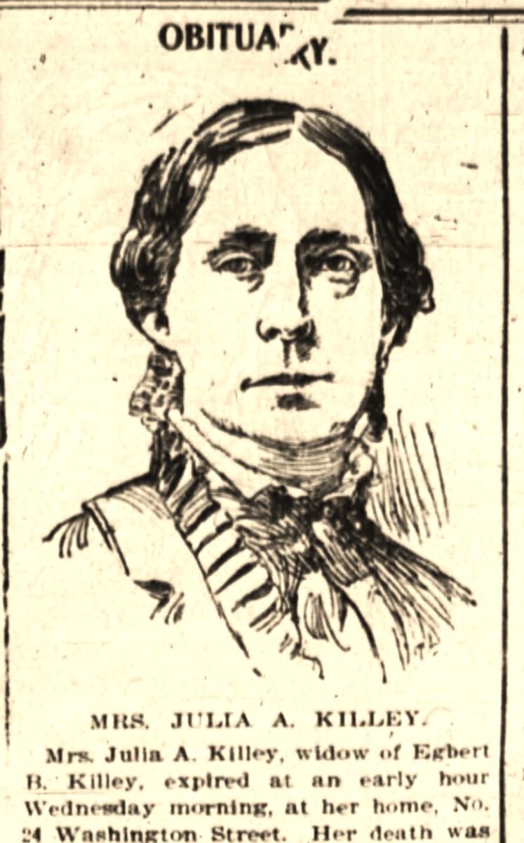258 Mrs. Julia B. Killey obit 3 Nov 1898 Julia Killey