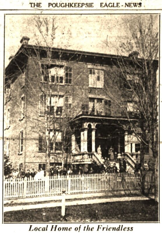 Historical photo of the Poughkeepsie Home of the Friendless