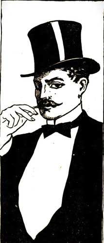 Drawing of Alexander Haviland Gildersleee
