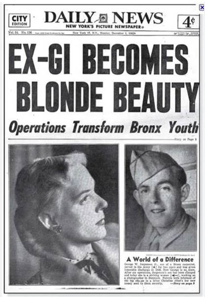 Christine Jorgensen / New York Daily News 1951
