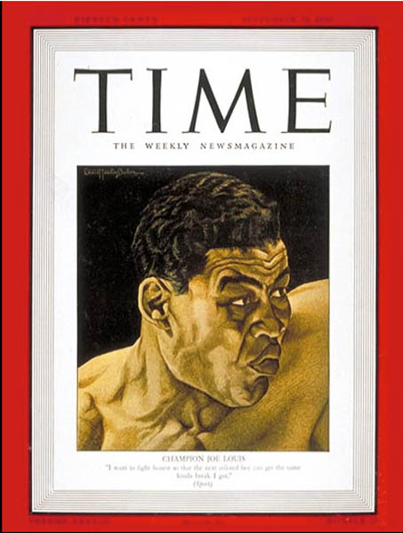 Boxer Joe Louis 29 Sep 1941